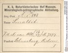 Etiketten zu Skutterudit (Smaltit) (NHMW-MIN-Ai848)